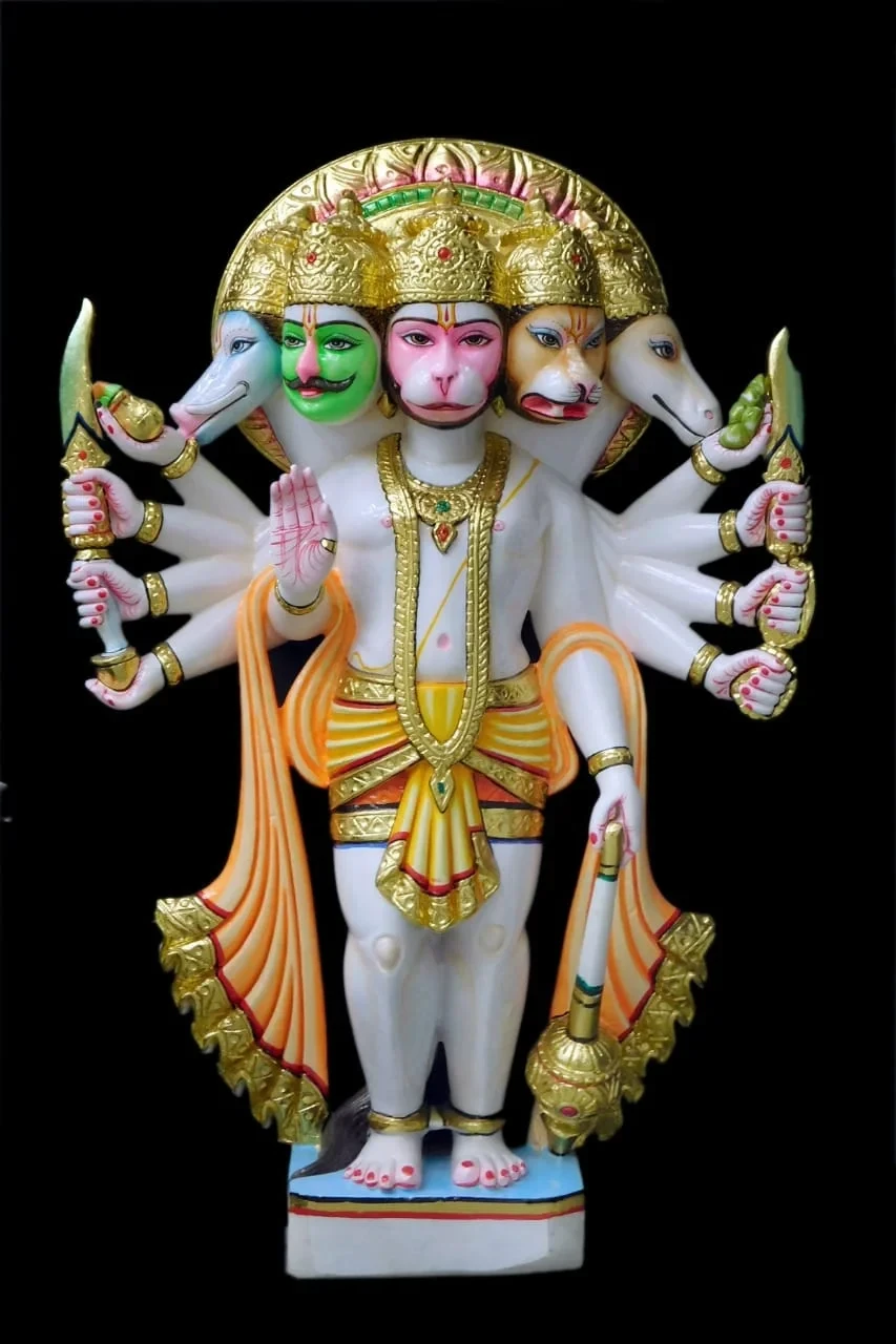 Panchmukhi Hanuman Ji Marble Moorti For Temple